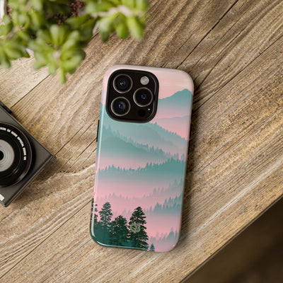 Teal Tough Phone Case for iPhone - Alpine Mist Teal