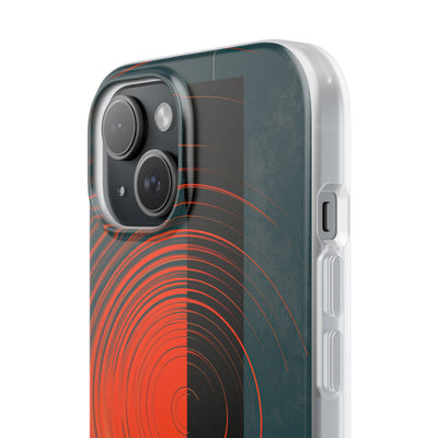 Teal Lite Phone Case for iPhone - Burnt Slate Radial