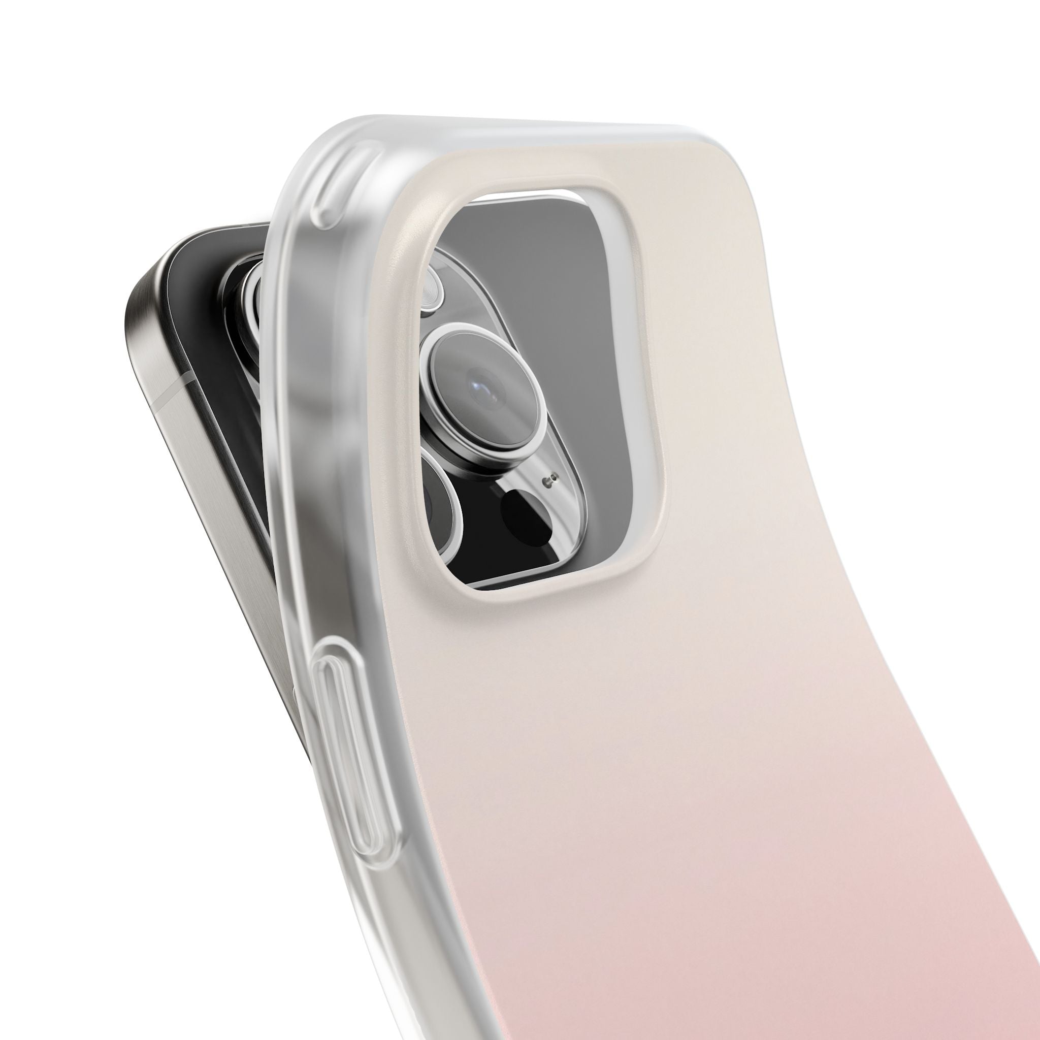 Pink Lite Phone Case for iPhone - Frosted Blush Horizon