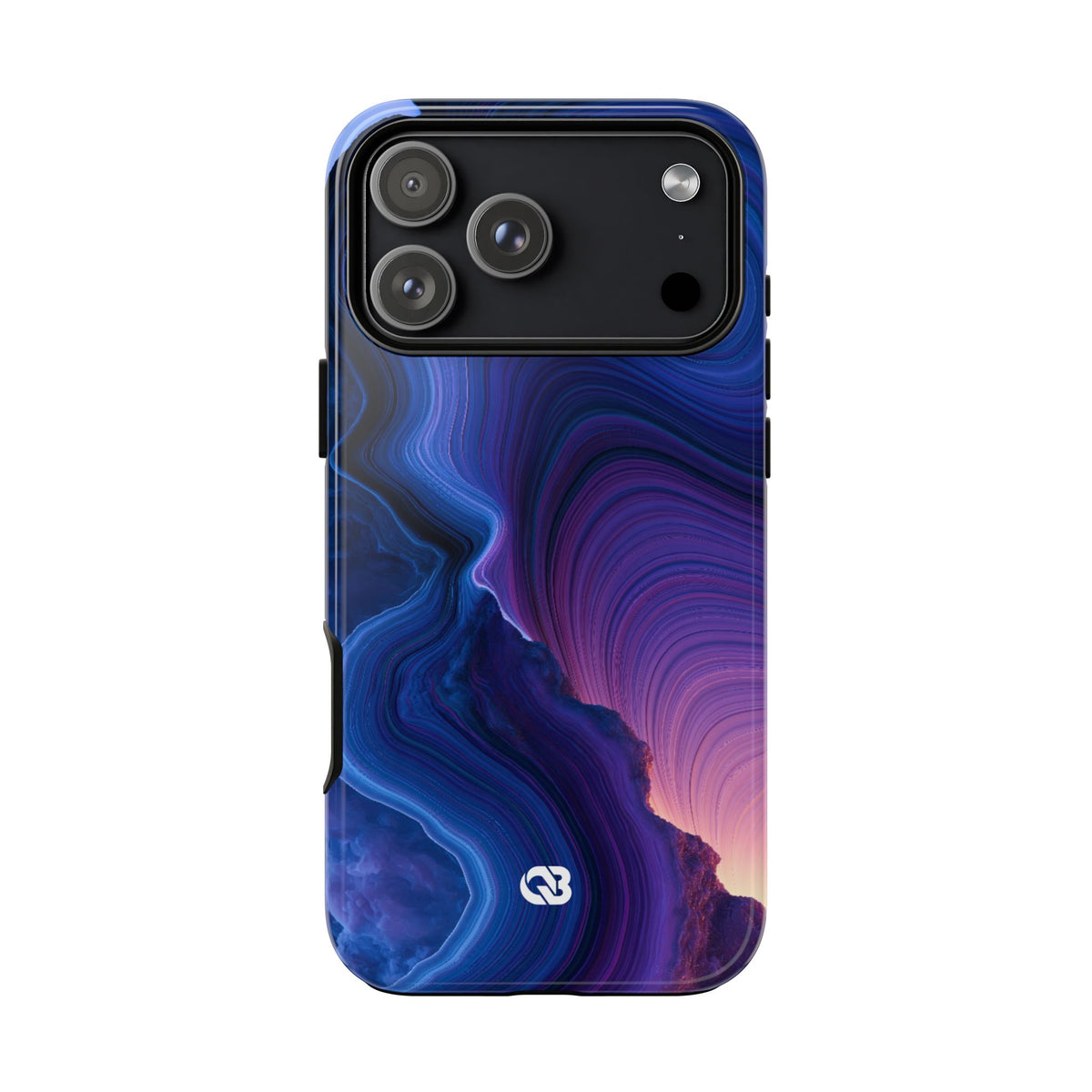 Radiant Strata · Tough Phone Case for iPhone · Blue