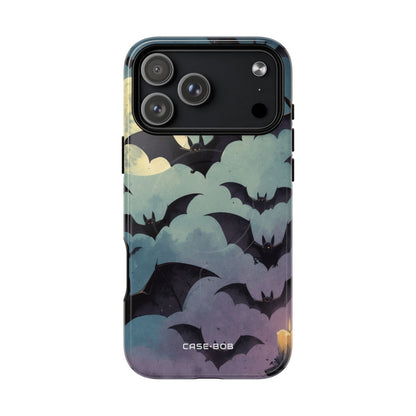 Glowing Bat Swarm iPhone 17 Pro Max Case - Tough+ - CASE•BOB