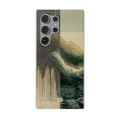 Beige Lite Phone Case for Samsung - Veridian Data Ridge