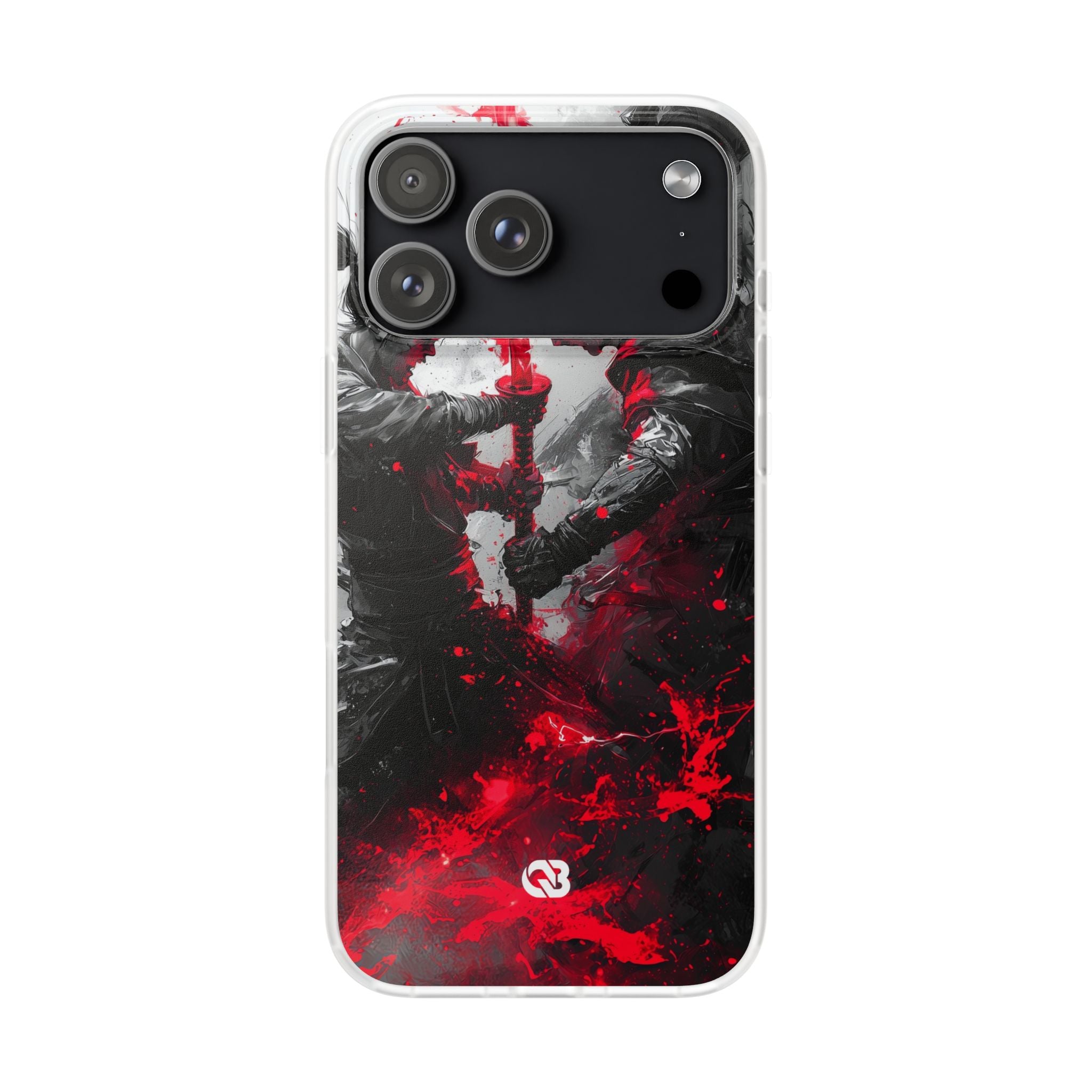Shattered Crimson Duel · Soft Capa para iPhone