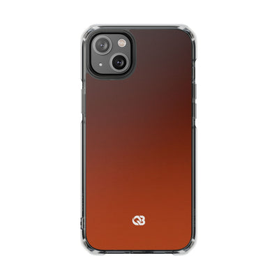 Orange Impact MagSafe Phone Case for iPhone - Obsidian Ember Fade