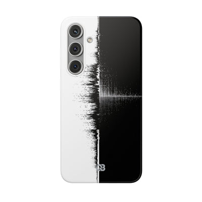 Black Lite Phone Case for Samsung - Static Signal Split