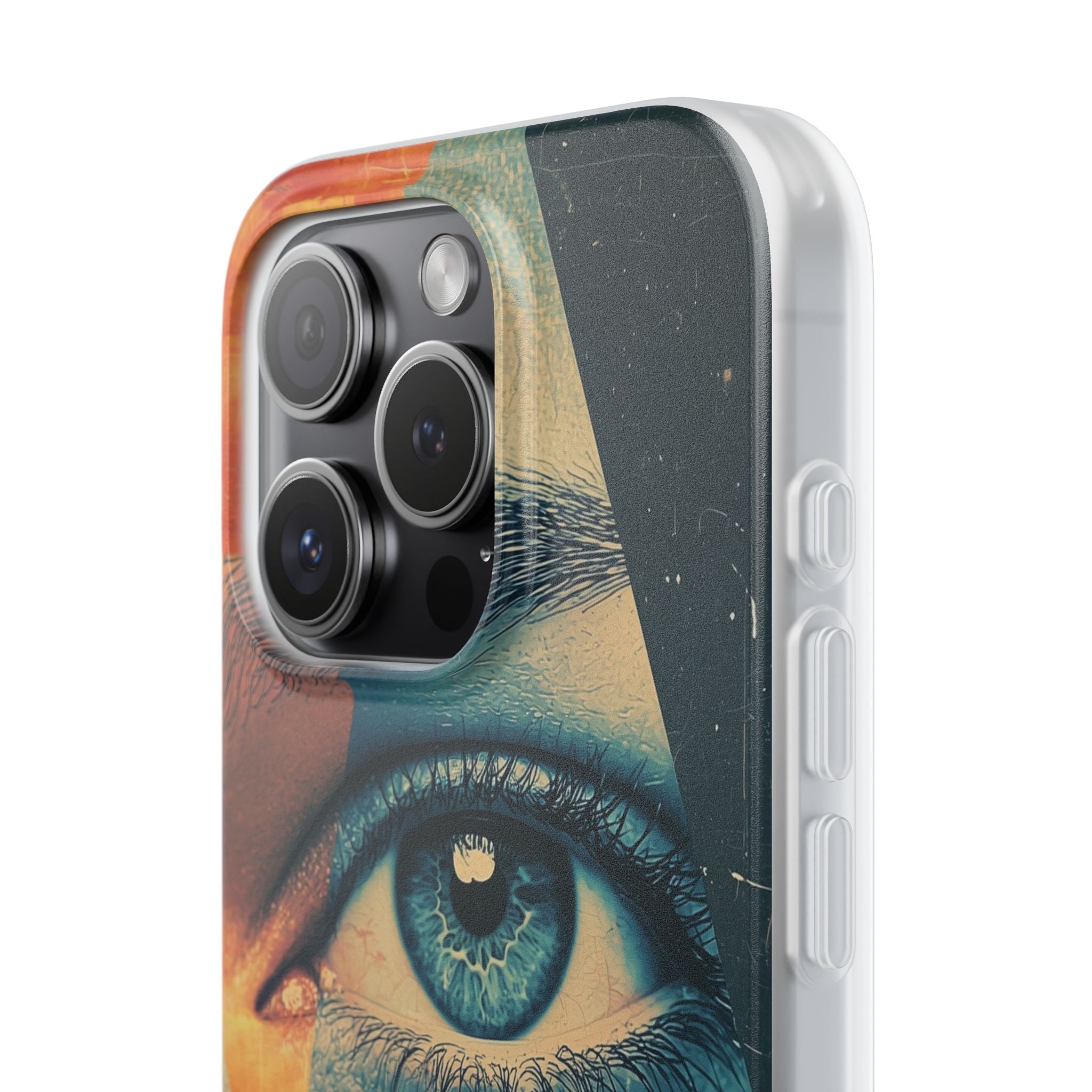 Fragmented Peak Gaze · Soft Phone Case for iPhone