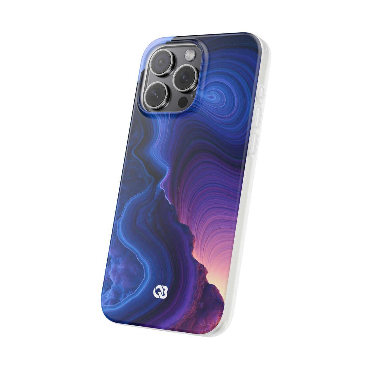 Radiant Strata · Lite Phone Case for iPhone ·  Blue