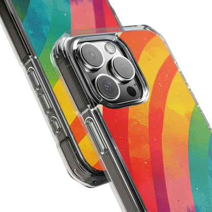 Kuvioitu sateenkaaren kaari iPhone 16 Pro Max - Impact suojakotelo