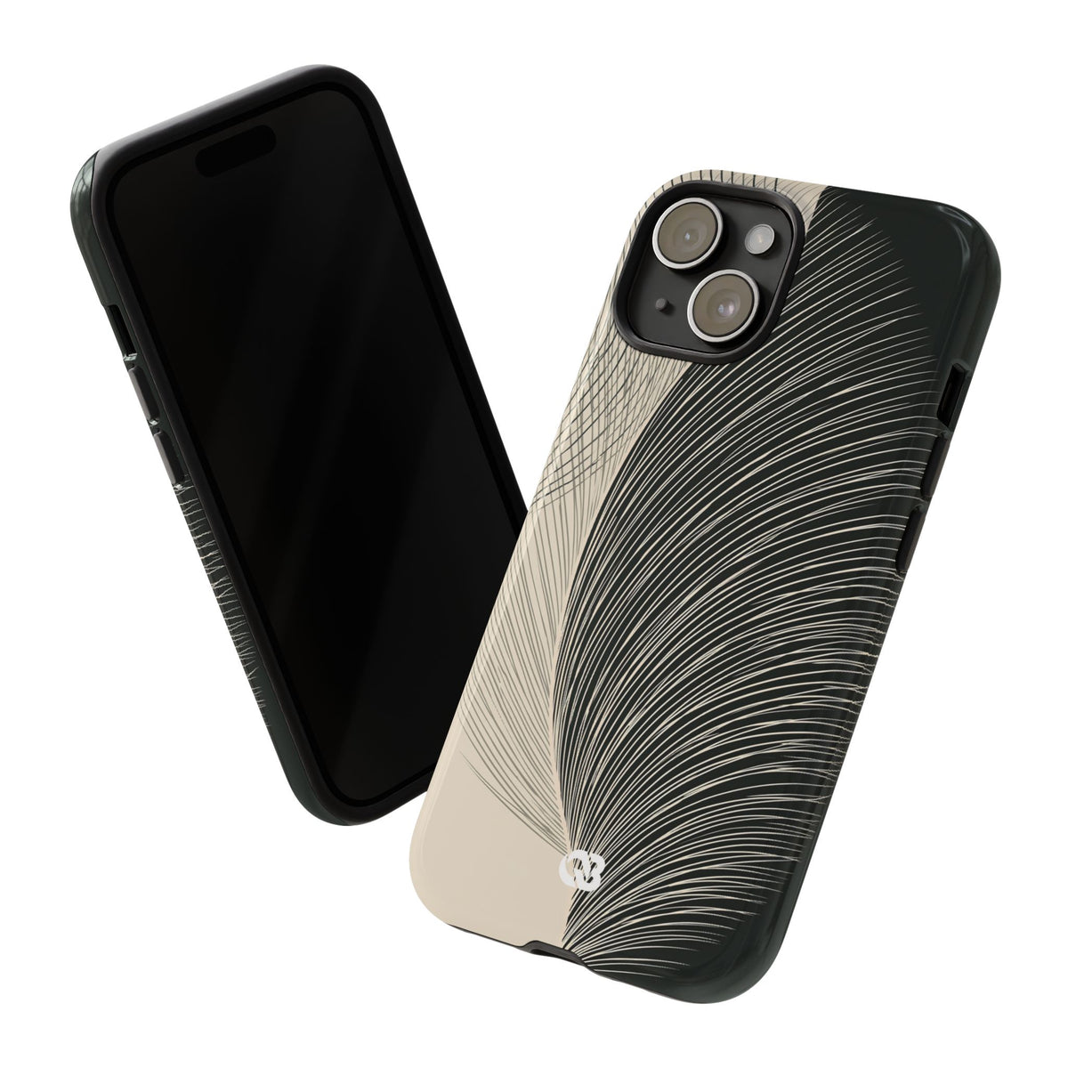 Minimal Frond Study · Tough Phone Case for iPhone · Black