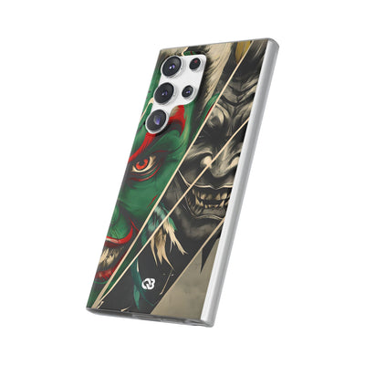 Emerald Oni Grin · Soft Handyhülle für Samsung