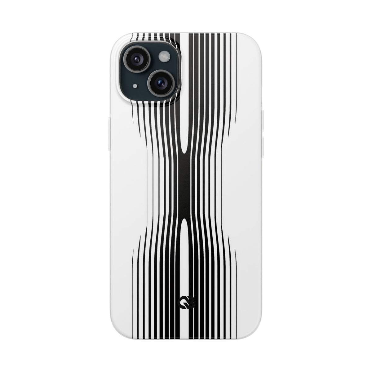 Linear Compression · Lite Phone Case for iPhone ·  Black