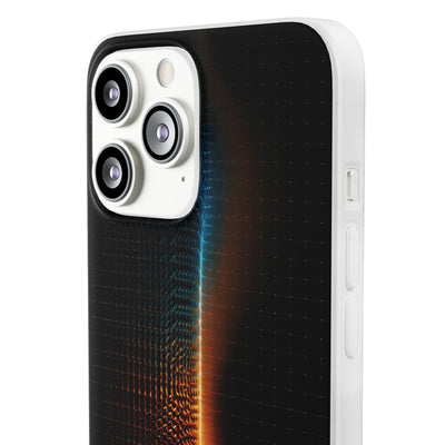 Luminous Refraction Grid · Lite Phone Case for iPhone ·  Black