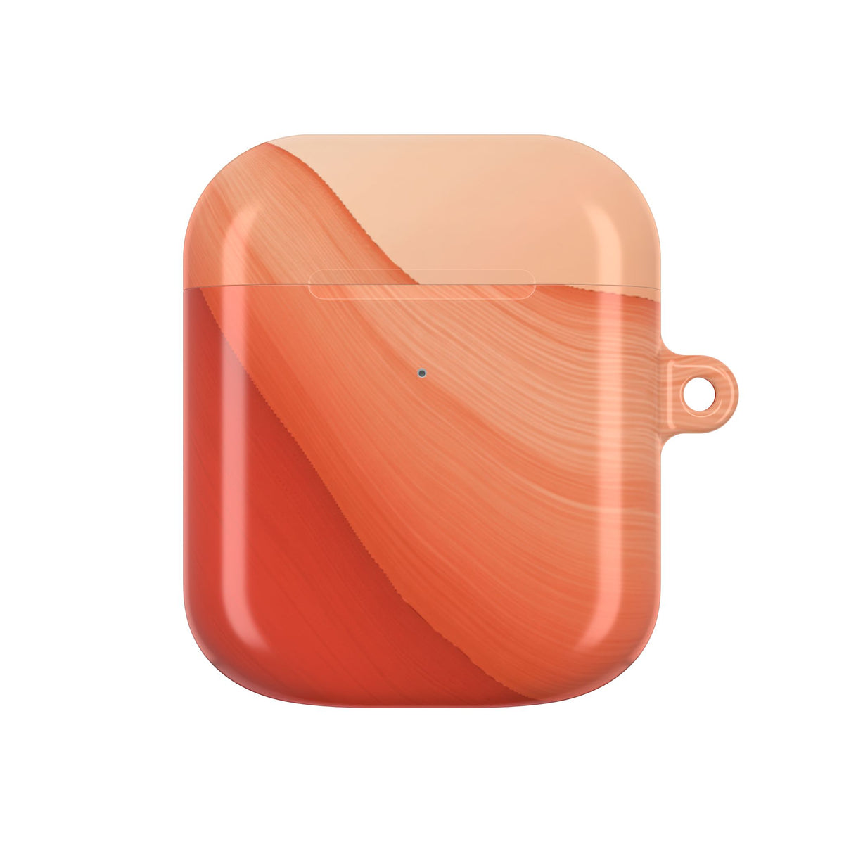 Terracotta Flow · Hard Case for AirPods & AirPods Pro · Orange