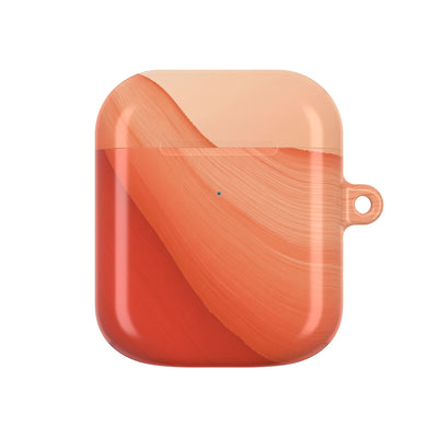 Terracotta Flow · Hard Case for AirPods & AirPods Pro · Orange