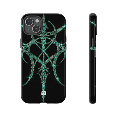 Teal Cyber Sigil · Tough Phone Case for iPhone · Teal