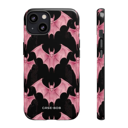 Pink Batwave iPhone 13 Case - Tough