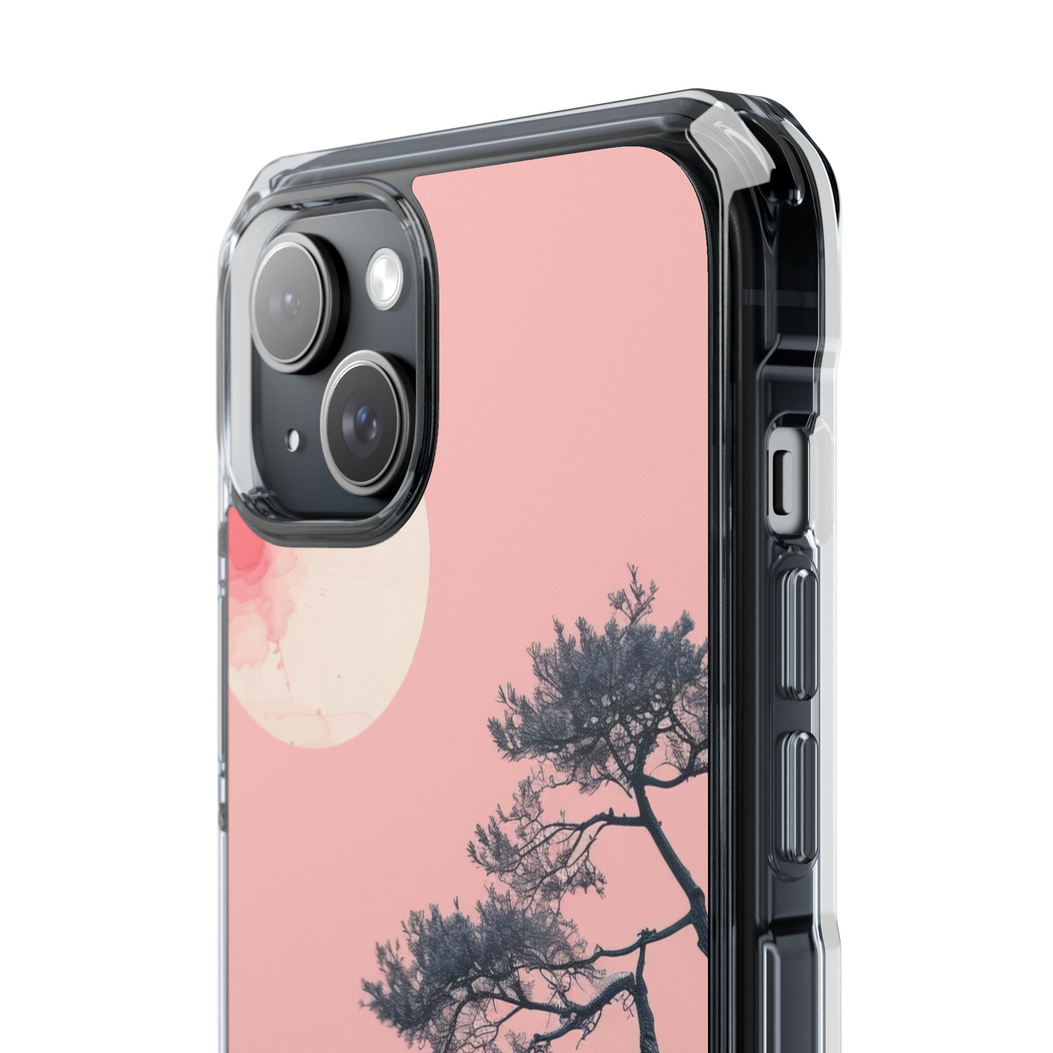 Crimson Moon Tree iPhone 15 Plus Case - Impact