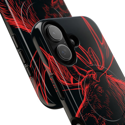 Nordic Elk · Tough 2.0 Magnetic Phone Case for iPhone · Black
