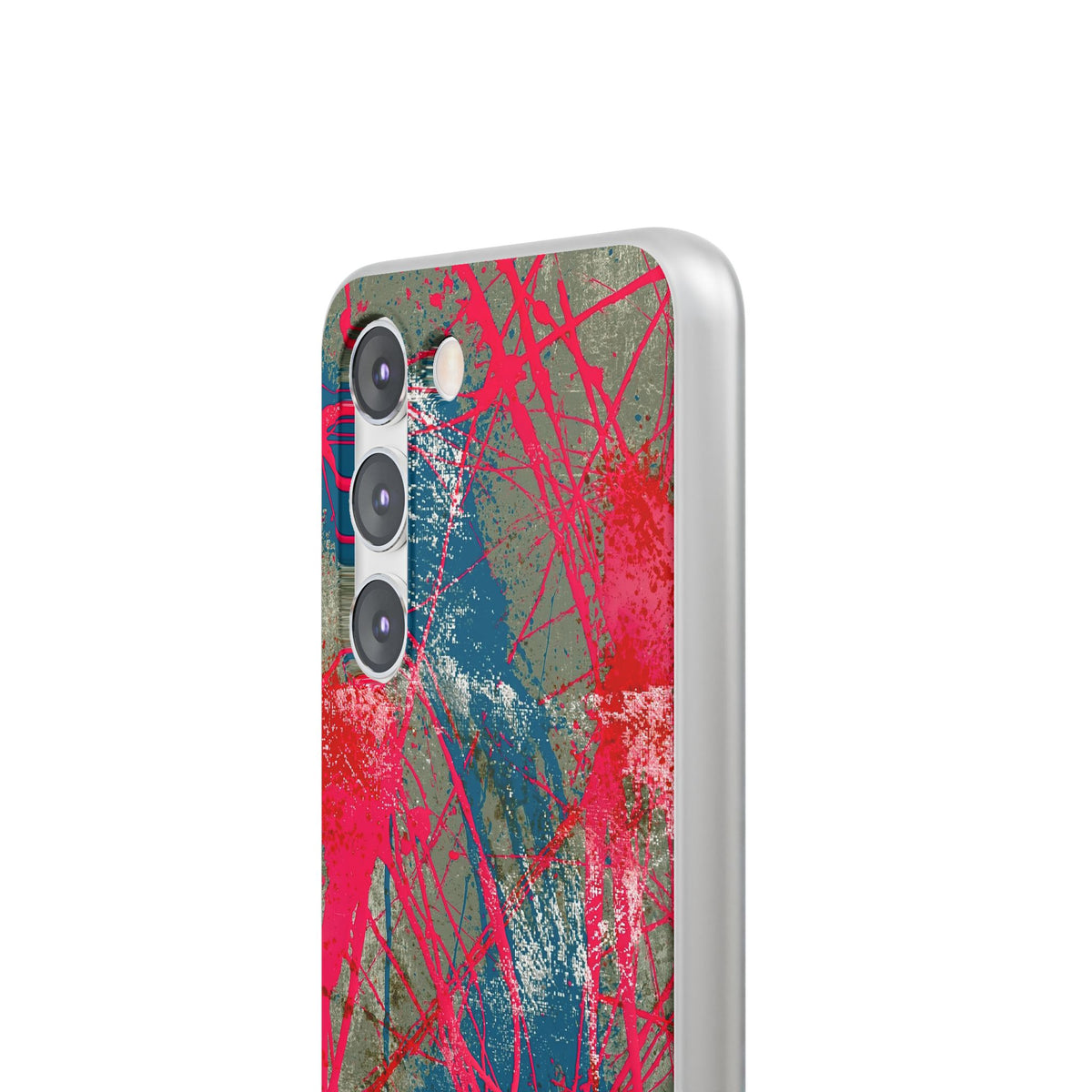 Neon Static Drip · Lite Phone Case for Samsung · Pink