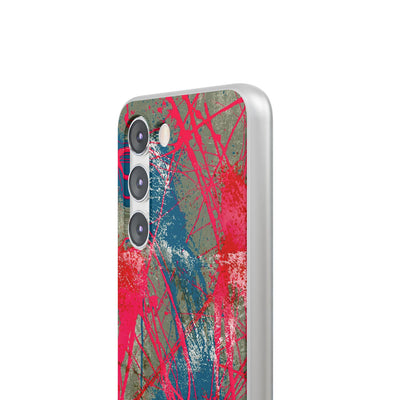 Neon Static Drip · Lite Phone Case for Samsung · Pink