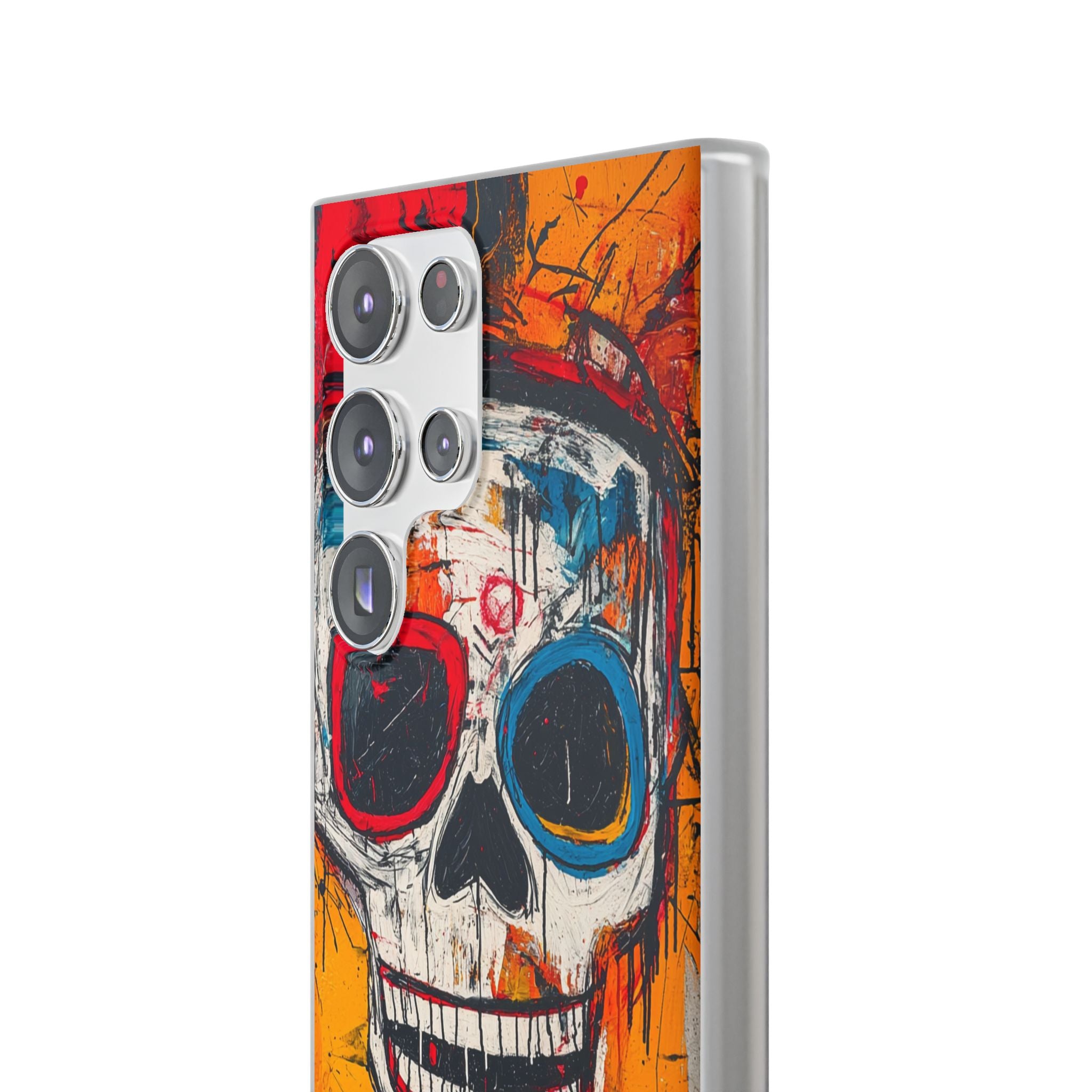 Vivid Graffiti Skull · Soft Coque de téléphone pour Samsung