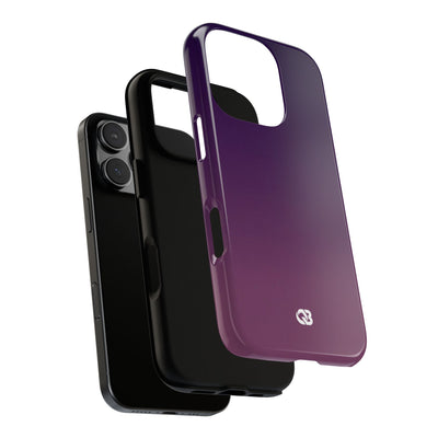 Purple Tough Phone Case for iPhone - Nocturnal Plum Fade