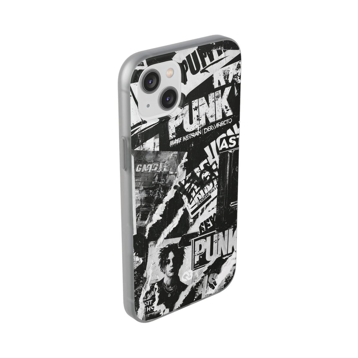 Underground Punk Collage · Lite Phone Case for iPhone ·  Black