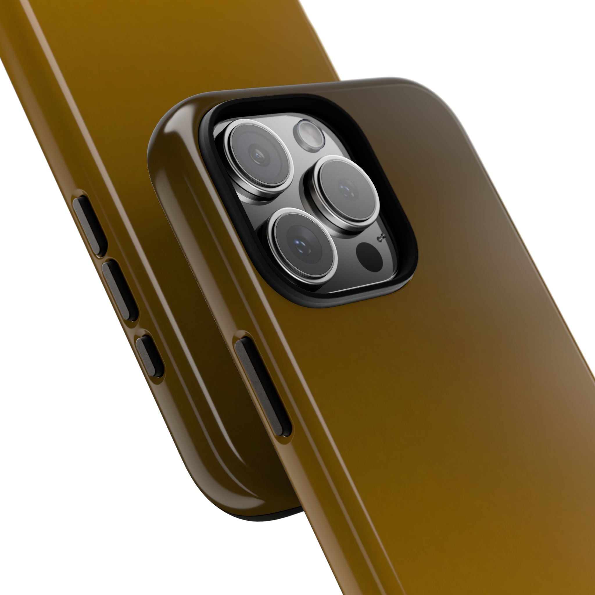Gold Tough Phone Case for iPhone - Scorched Gold Haze