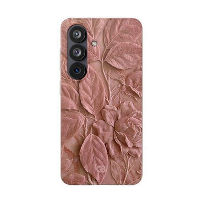 Blush Rose Relief · Lite Phone Case for Samsung · Pink