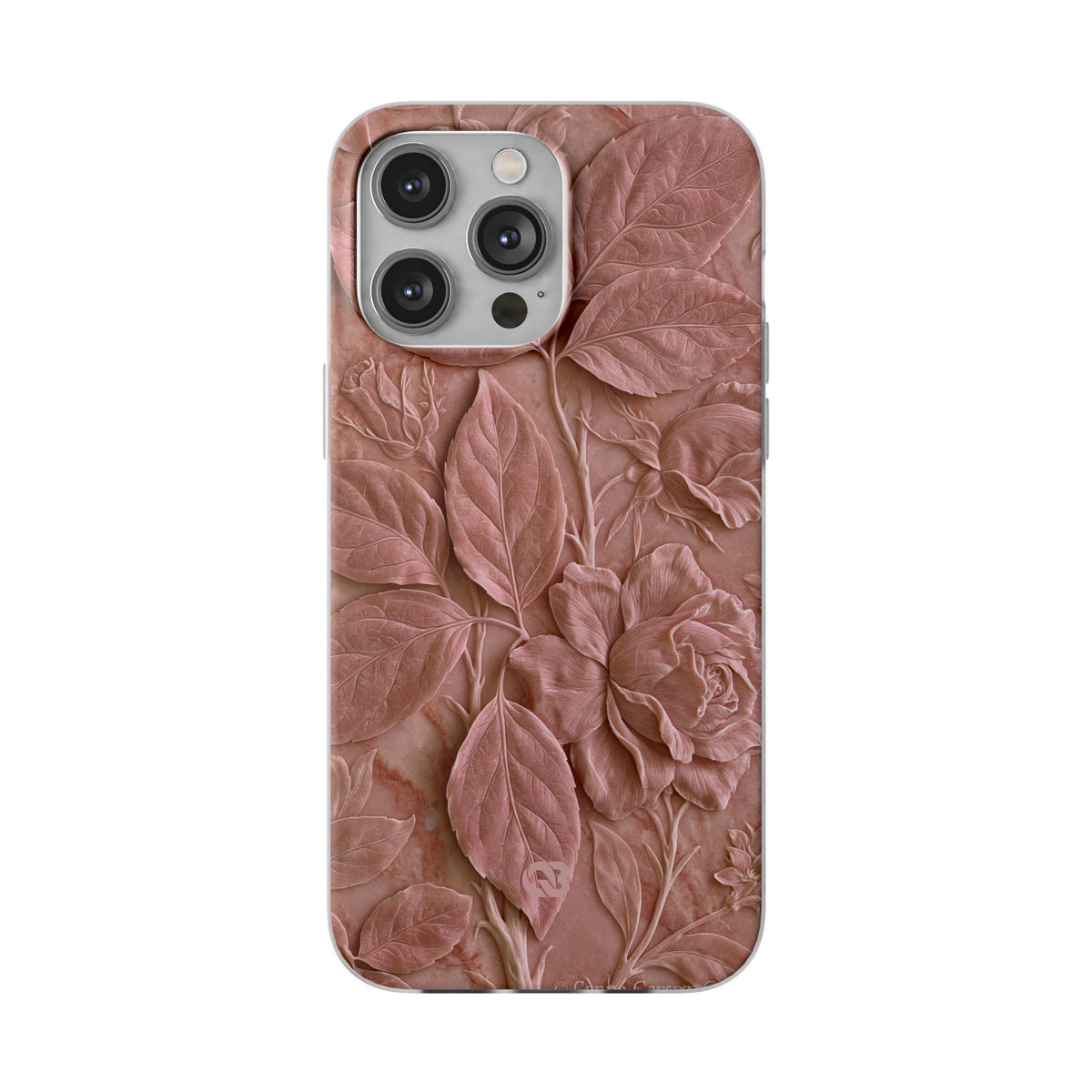 Blush Rose Relief · Lite Phone Case for iPhone ·  Pink