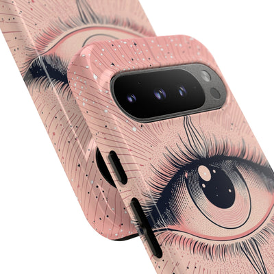 Obsidian Cosmic Gaze · Tough Handyhülle für Google Pixel