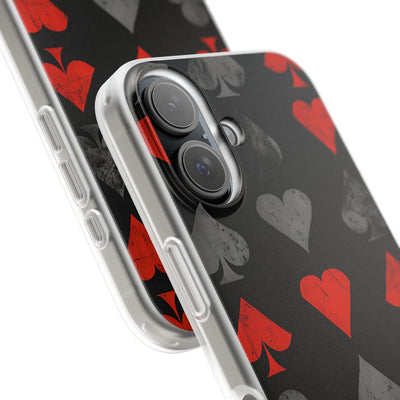 Crimson Ash Suits · Soft Custodia per iPhone