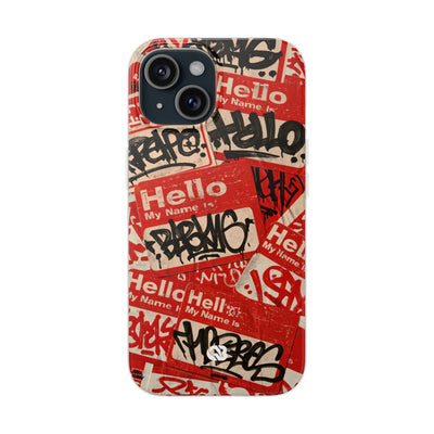 Slap Tag Collage · Lite Phone Case for iPhone ·  Red