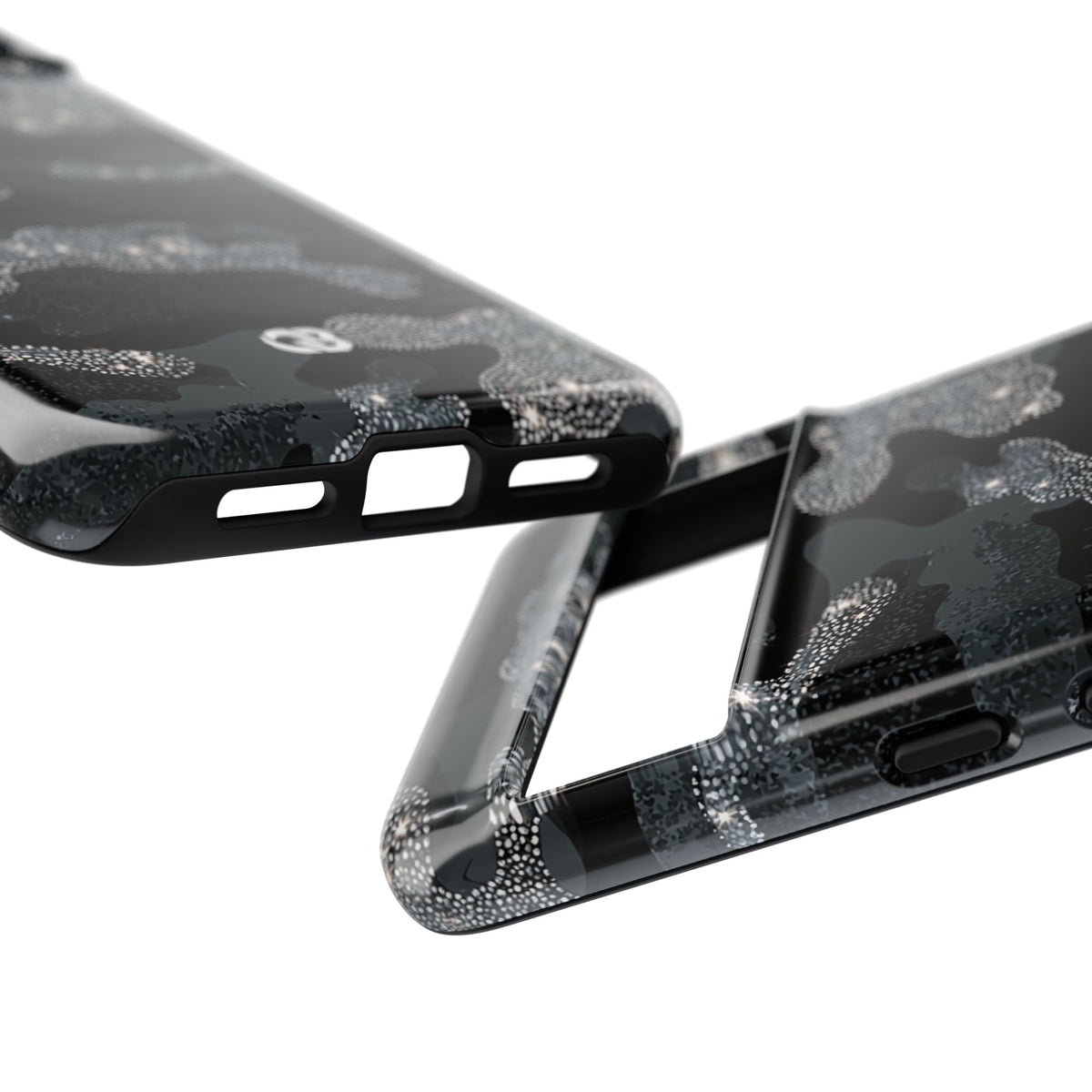Glitter Shadow Camo · Tough Phone Case for Pixel ·  Black