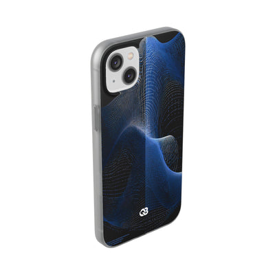 Blue Lite Phone Case for iPhone - Electric Blue Flux