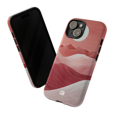 Crimson Dune Horizon · Tough Phone Case for iPhone