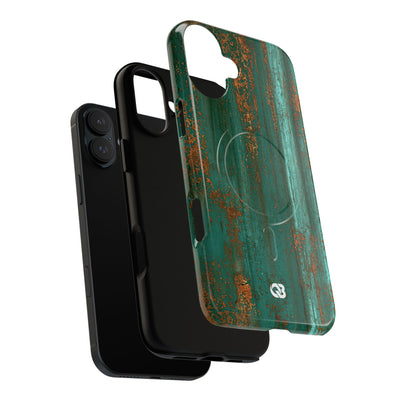 Oxidized Verdigris · Tough 2.0 Magnetic Phone Case for iPhone · Teal