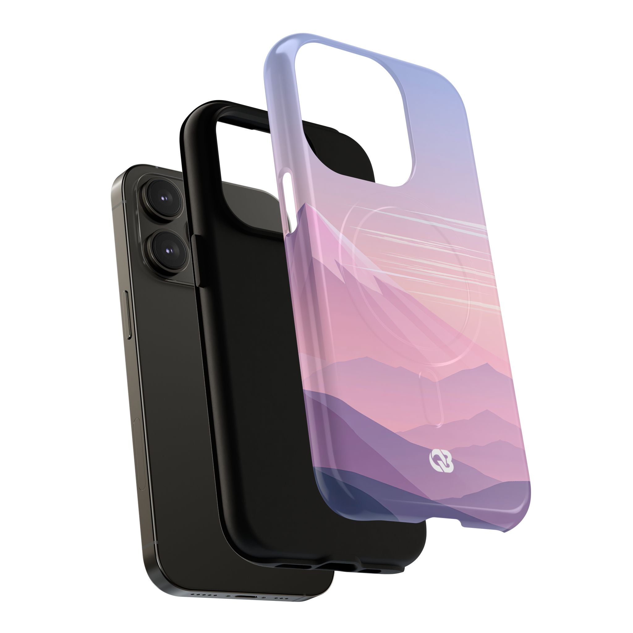 Purple Tough 2.0 Magsafe Phone Case for iPhone - Lavender Alpine Dawn