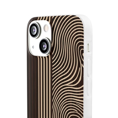 Timber Ring Contour · Lite Phone Case for iPhone ·  Brown