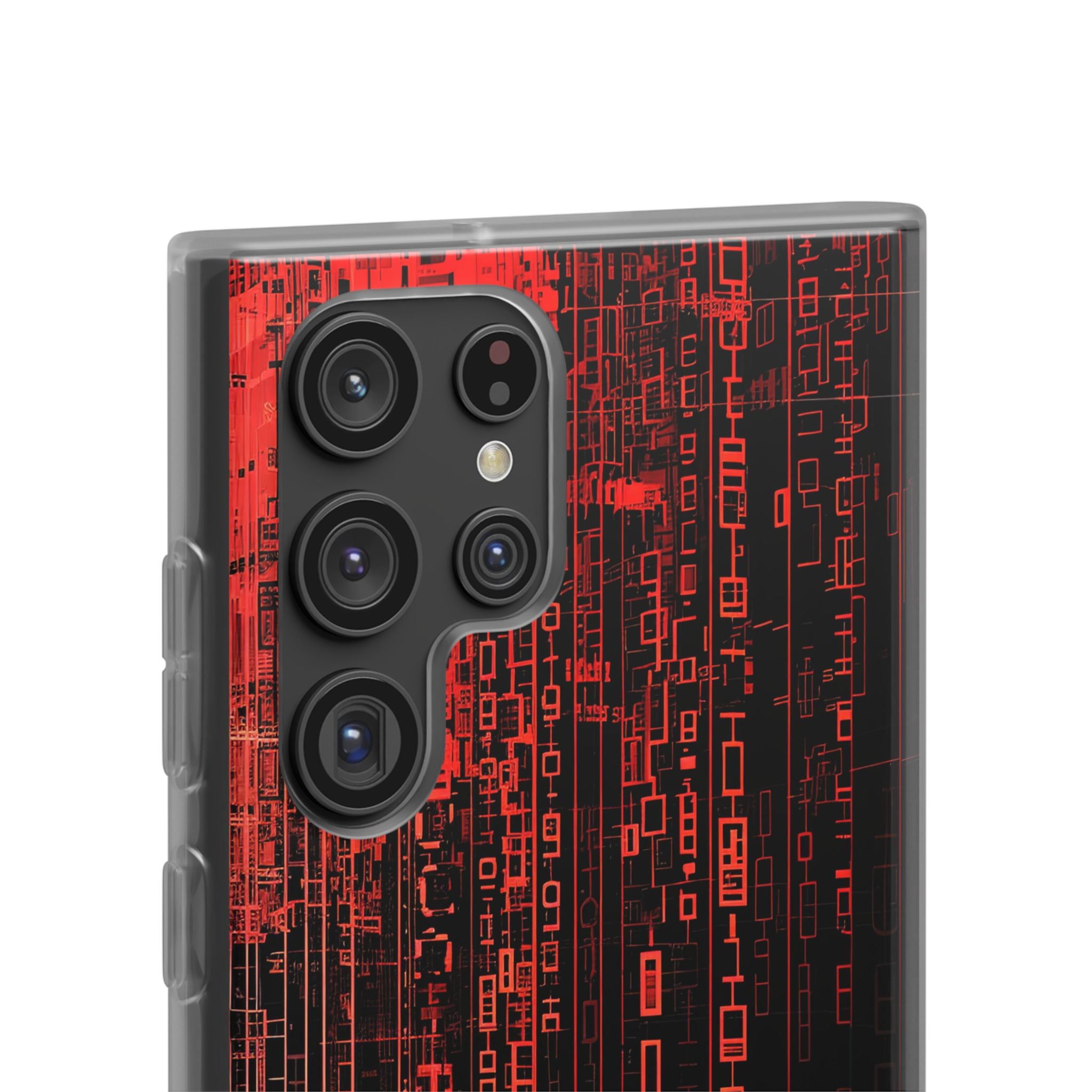 Crimson Glyphs Samsung S22 Ultra Case - Soft