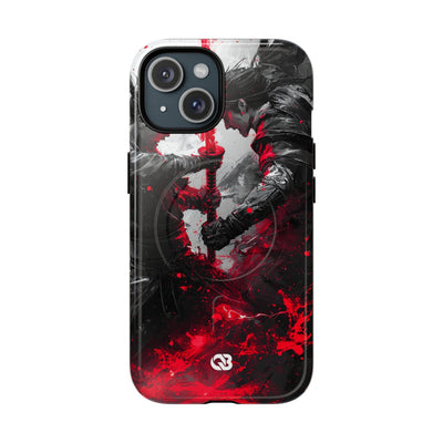 Shattered Crimson Duel · Tough+ Phone Case for iPhone · Magsafe