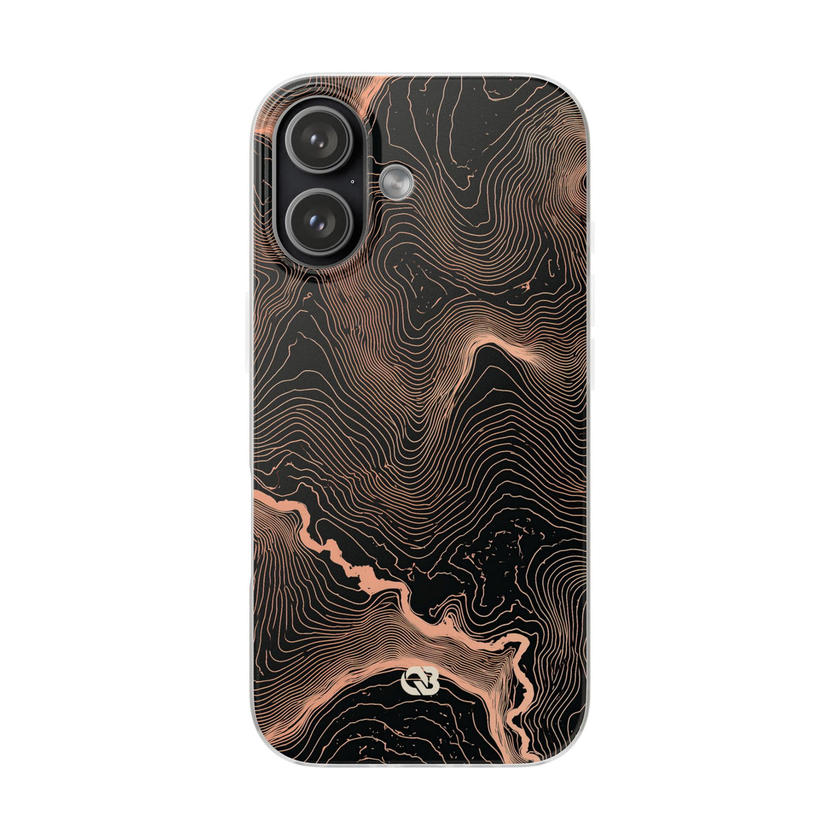 Mesa Elevation Contour · Lite Phone Case for iPhone ·  Black