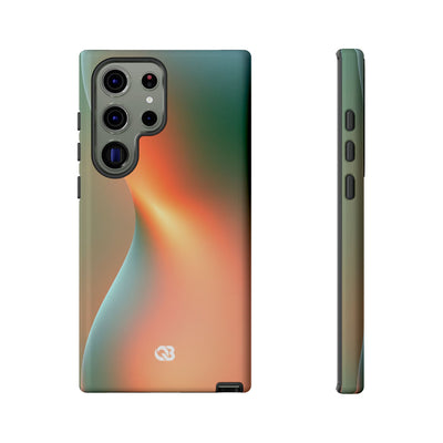 Radiant Contour · Tough Phone Case for Samsung · Orange