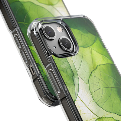 Emerald Leaf Veins · Impact Phone Case for iPhone · Magsafe