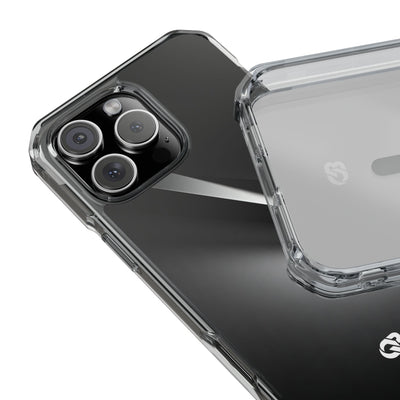 Obsidian Ridge · Clear Impact Magnetic Phone Case for iPhone ·  Black