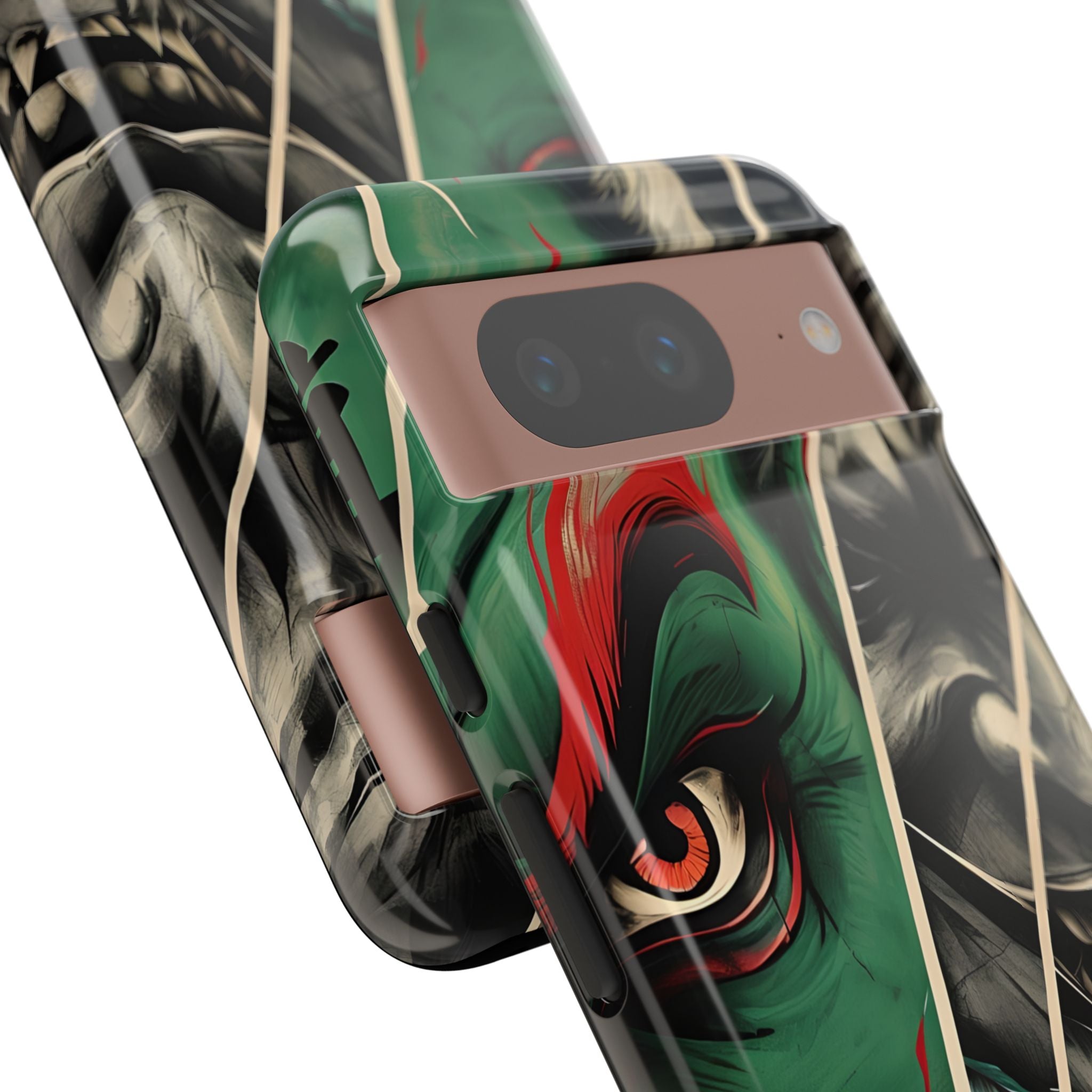Emerald Oni Grin · Tough Handyhülle für Google Pixel