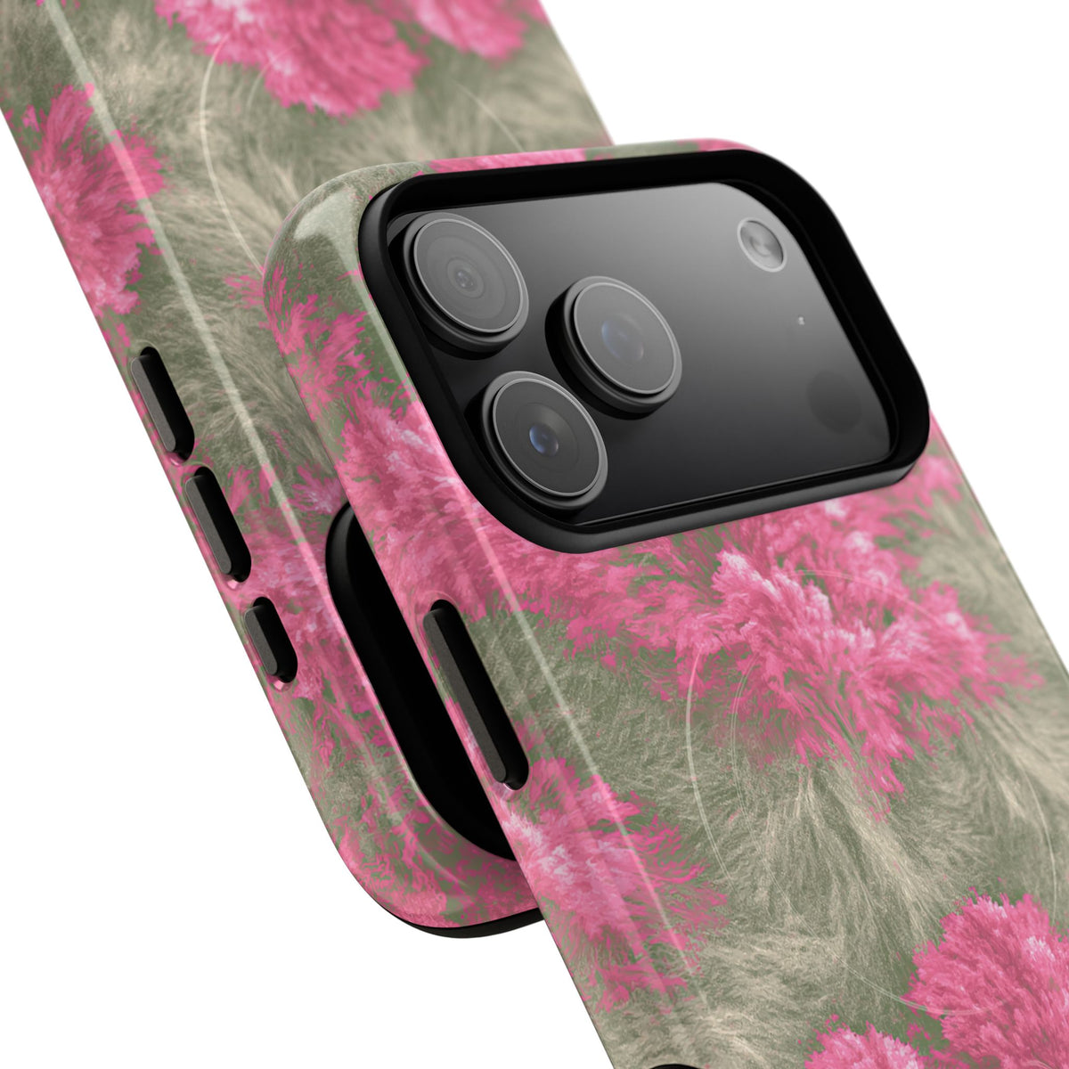 Digital Blossom · Tough 2.0 Magnetic Phone Case for iPhone · Pink