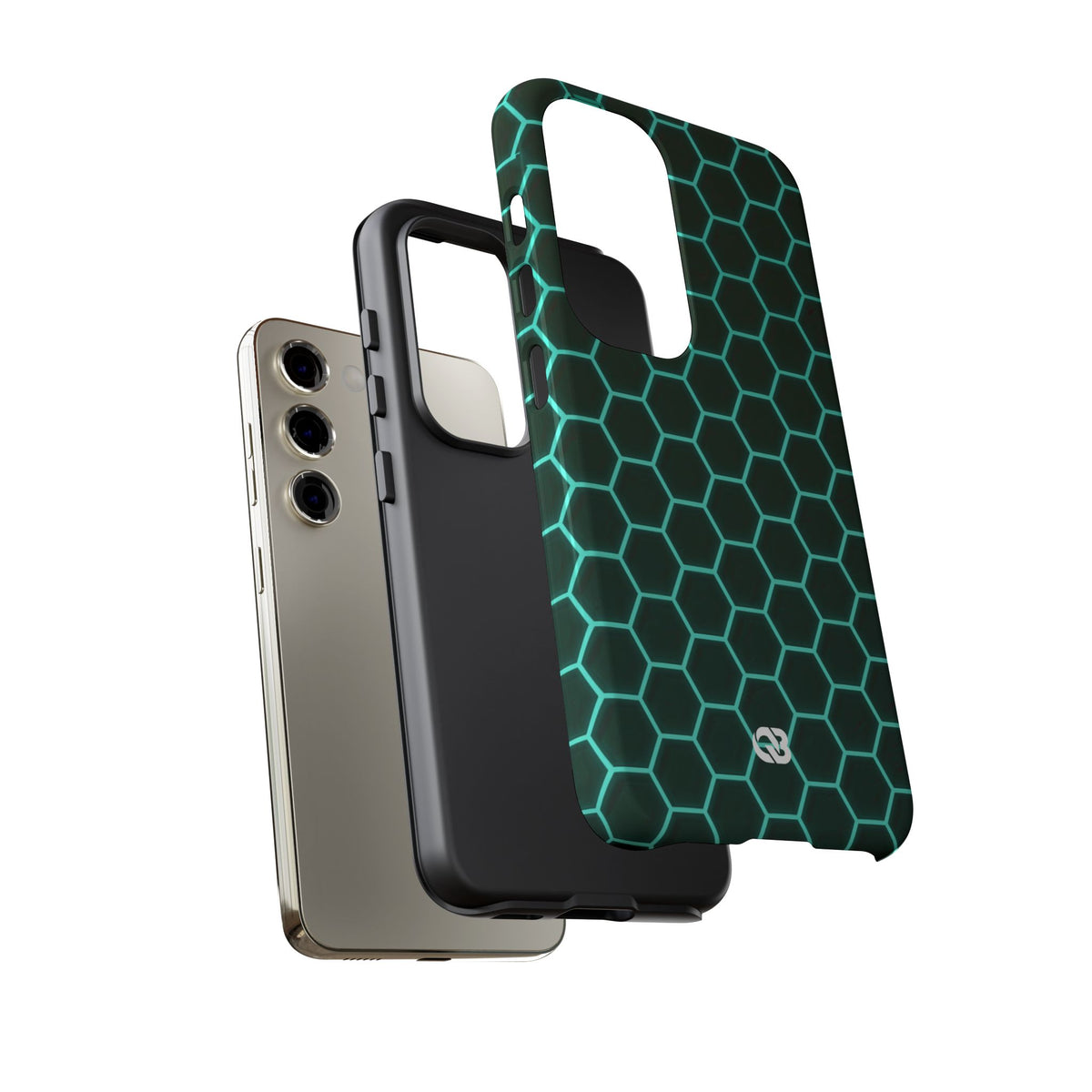 Neon Hex Spectrum · Tough Phone Case for Samsung · Teal
