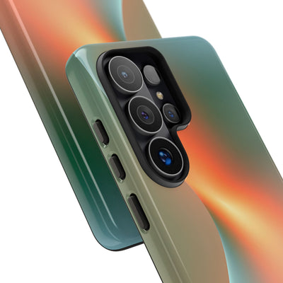Radiant Contour · Tough Phone Case for Samsung · Orange