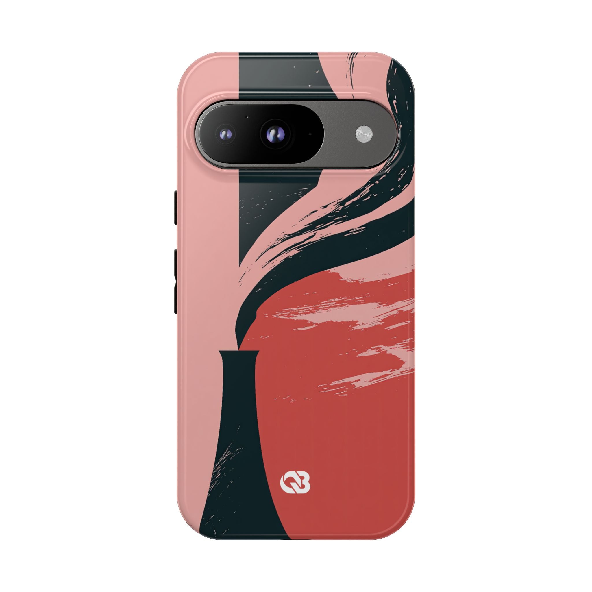 Pink Tough Phone Case for Google Pixel - Cinder Rose Plume